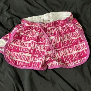 Under Armour running shorts with liner